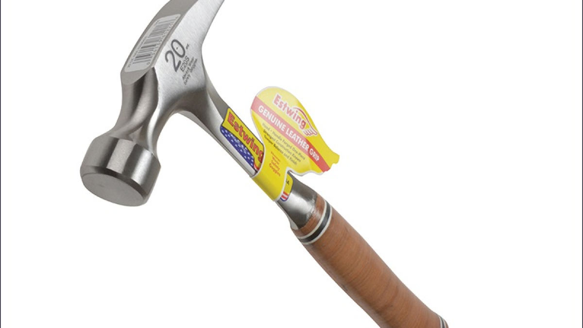 Estwing E20S Straight Claw Hammer Leather Grip 560g 20oz